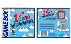1UP Card - Game Boy Console Cleaner