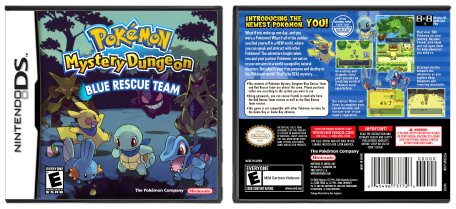 Pokemon Mystery Dungeon: Blue Rescue Team - DS Game Case
