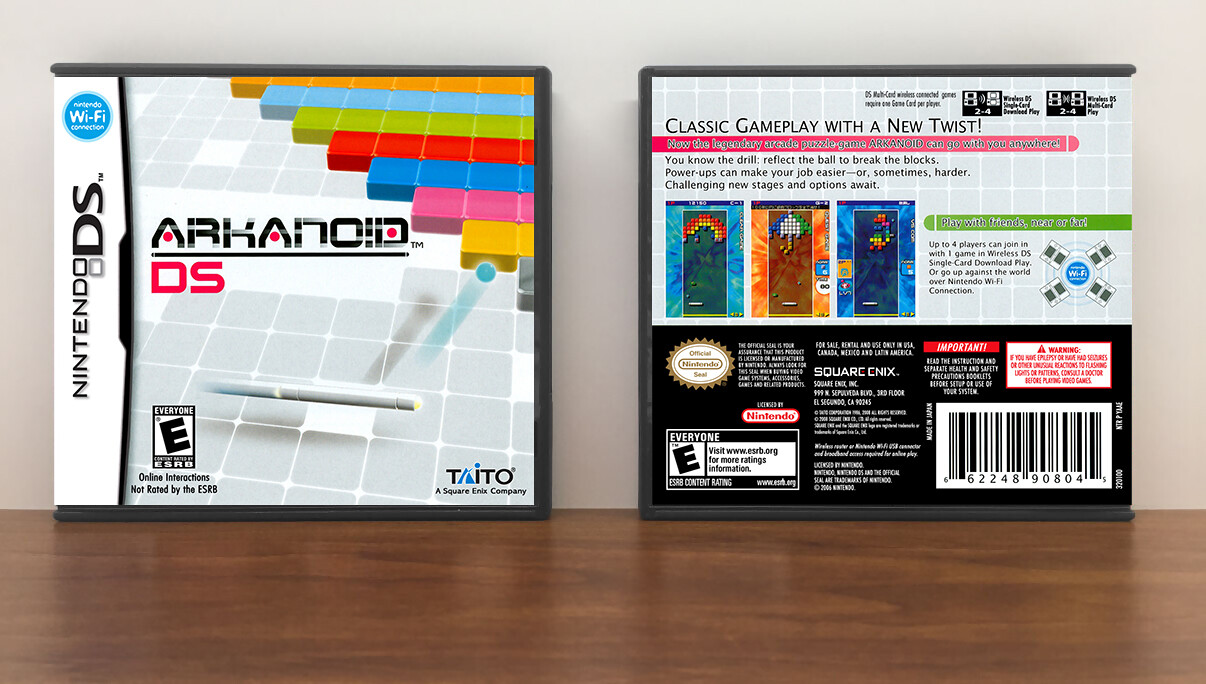 Arkanoid DS, Case Color: DARK GREY (OEM DS CASE COLOR)