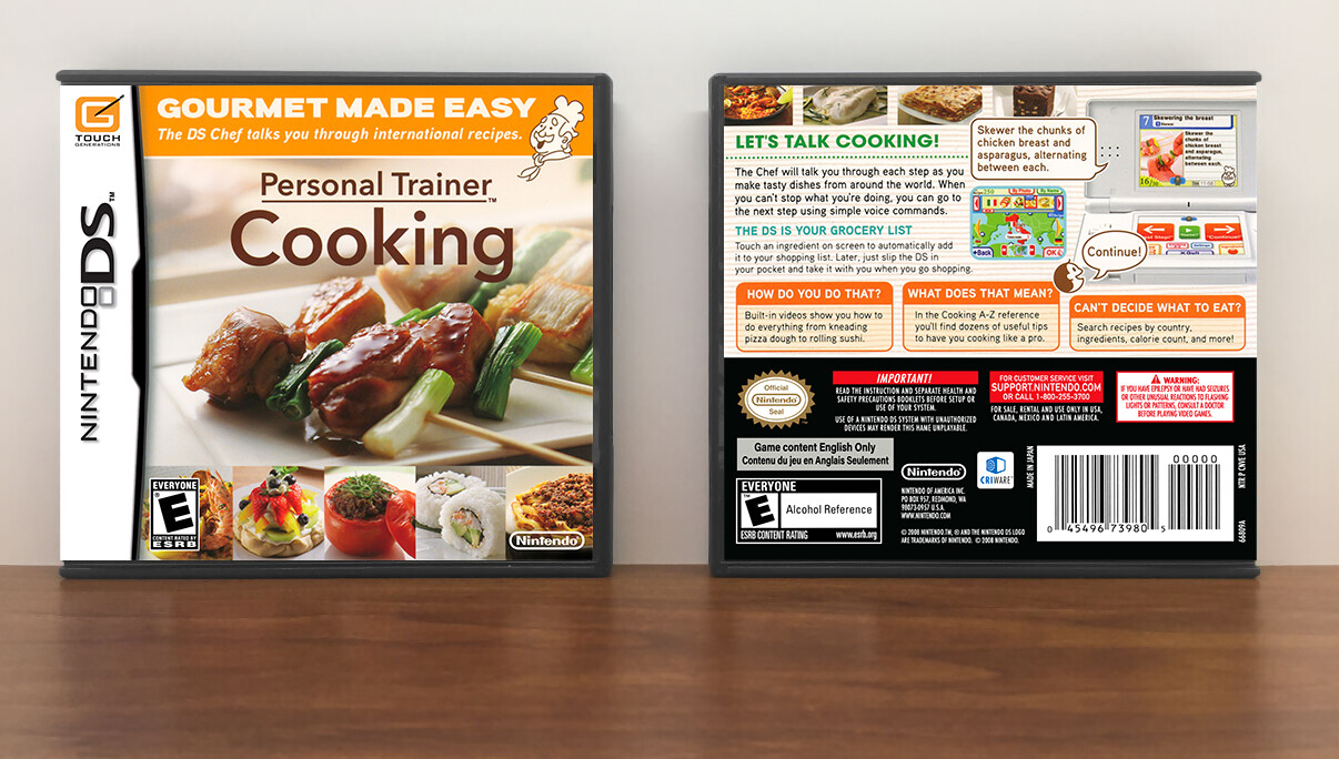 Personal Trainer: Cooking, Case Color: DARK GREY (OEM DS CASE COLOR)