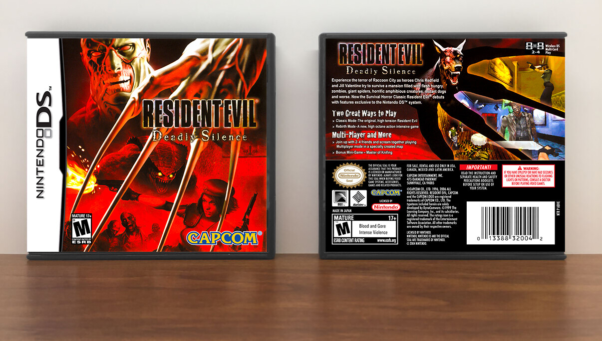 Resident Evil: Deadly Silence, Case Color: DARK GREY (OEM DS CASE COLOR)