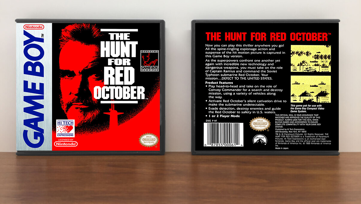 Hunt for Red October, Artwork Spine Color: Chrome