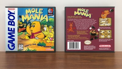 Mole Mania, Artwork Spine Color: Chrome