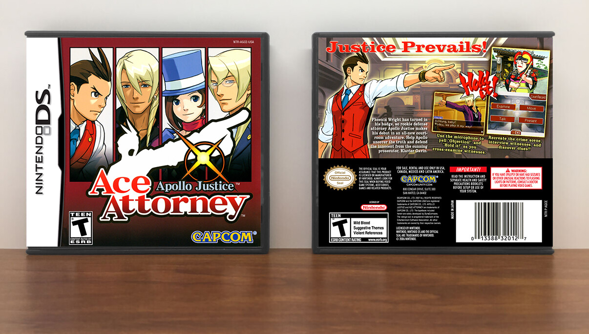 Apollo Justice: Ace Attorney, Case Color: DARK GREY (OEM DS CASE COLOR)