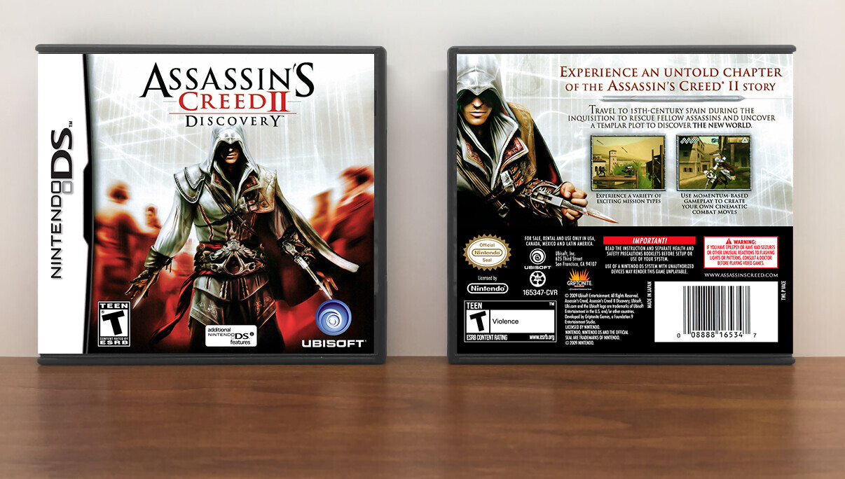 Assassin&#39;s Creed II: Discovery, Case Color: DARK GREY (OEM DS CASE COLOR)