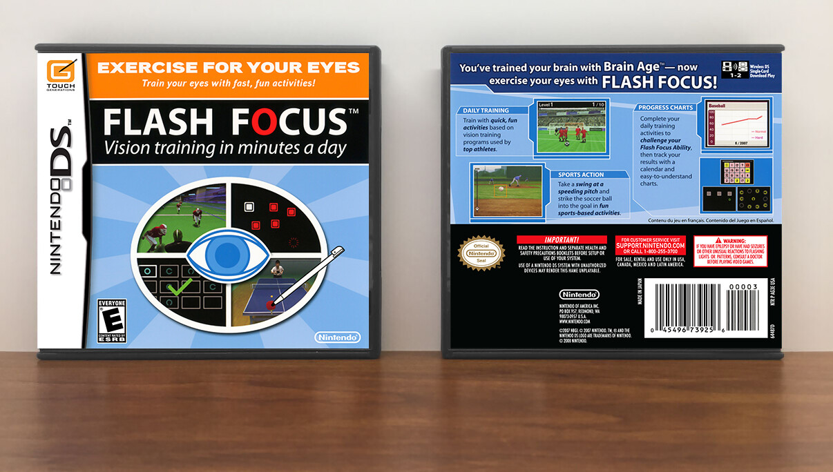 Flash Focus: Vision Training in Minutes a Day, Case Color: DARK GREY (OEM DS CASE COLOR)