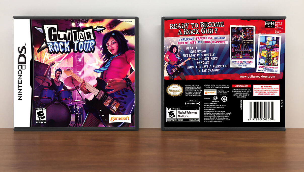 Guitar Rock Tour, Case Color: DARK GREY (OEM DS CASE COLOR)