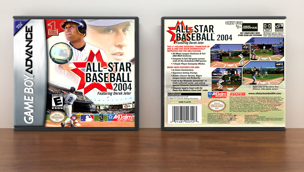 All-Star Baseball 2004, Artwork Spine Color: Chrome