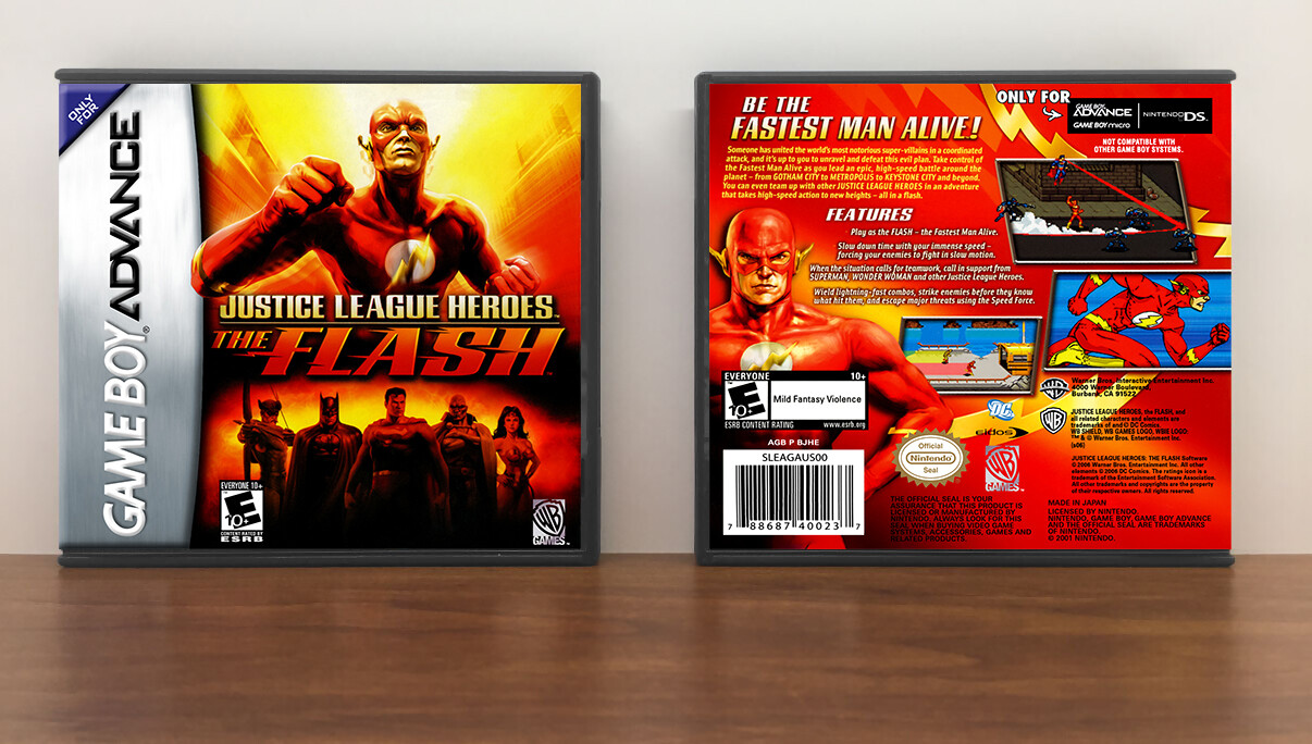 Justice League Heroes: The Flash, Artwork Spine Color: Chrome
