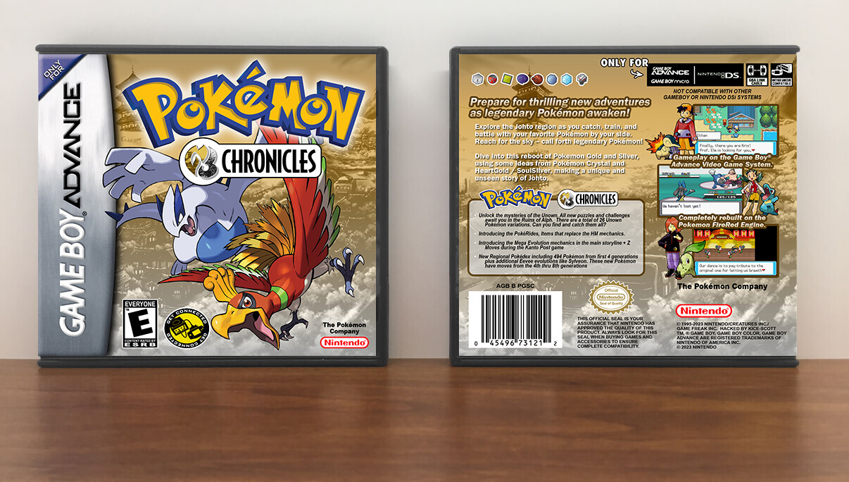 Pokemon GS Chronicles, Artwork Spine Color: Chrome