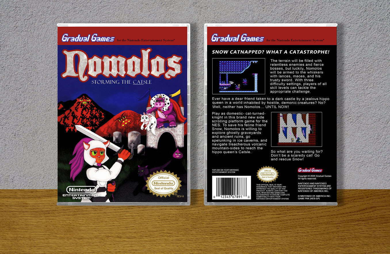 Nomolos: Storming the Catsle, Case Color: CLEAR (Transparent)