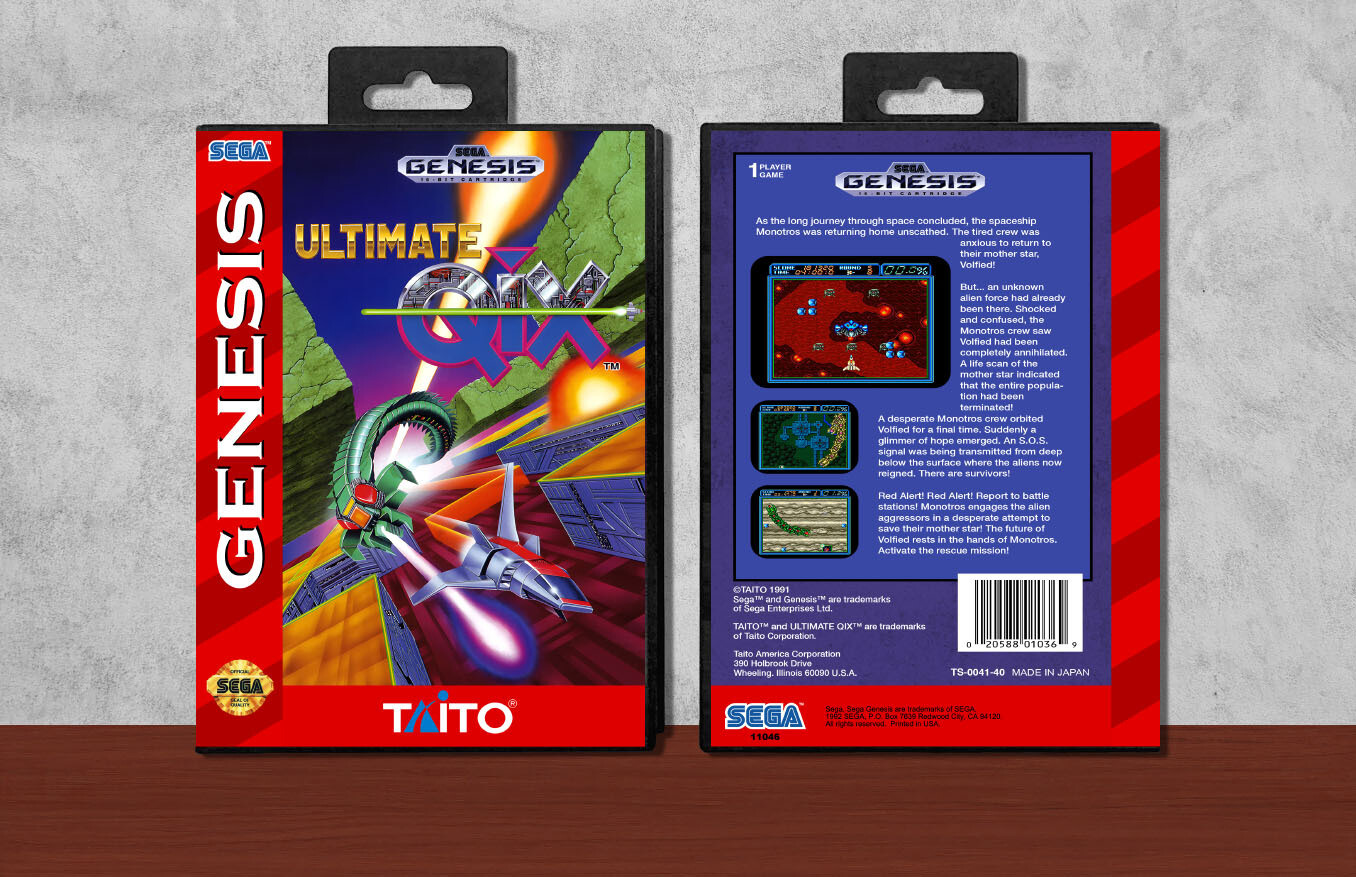 Ultimate Qix, Case Color: Black