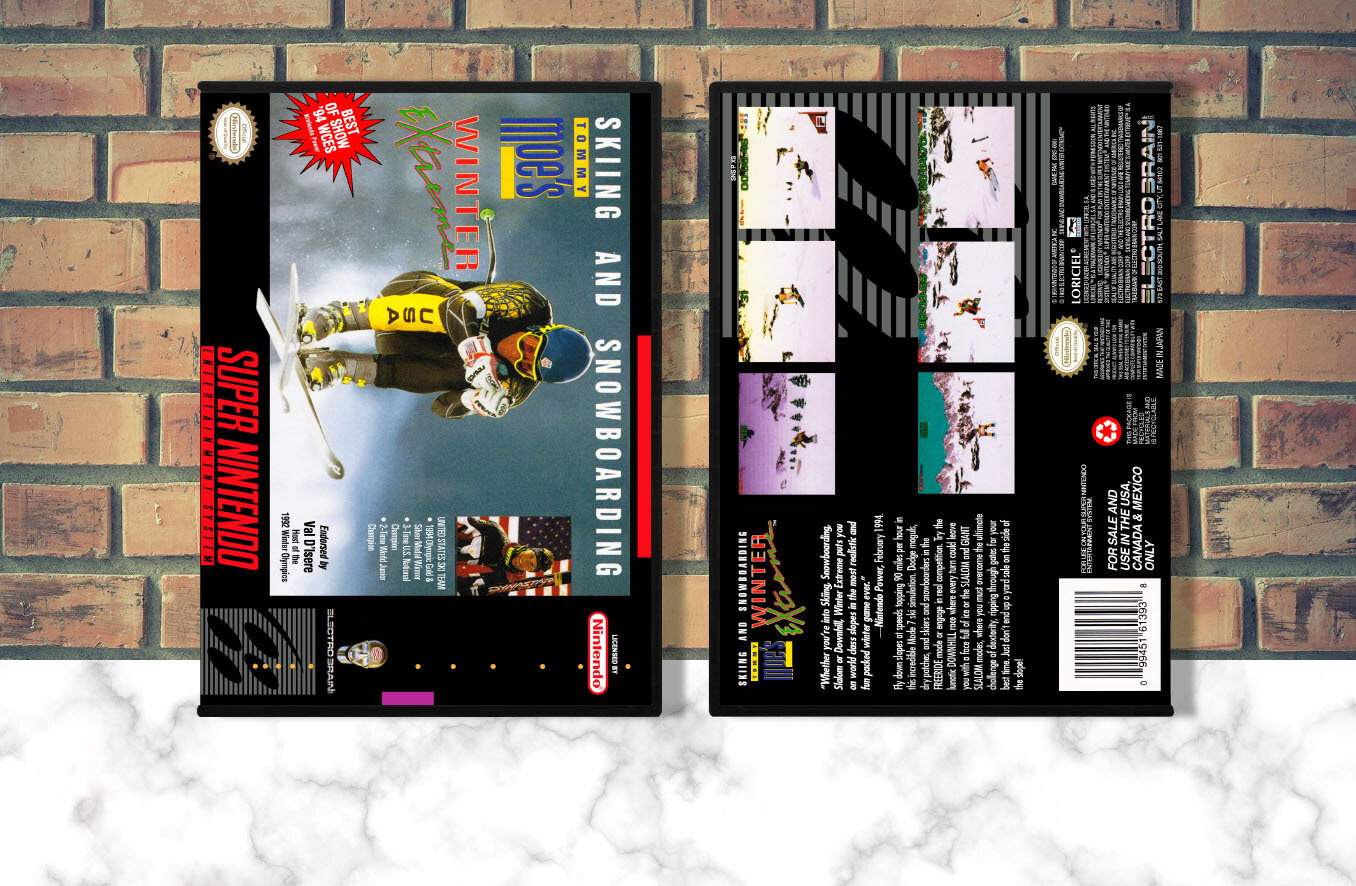 Tommy Moe&#39;s Winter Extreme: Skiing &amp; Snowboarding, Case Color: DARK GREY (OEM DS CASE COLOR)