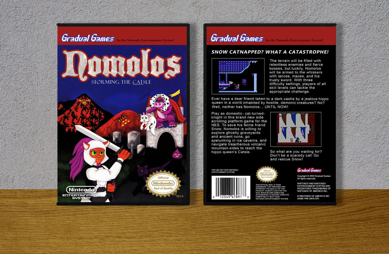 Nomolos: Storming the Catsle, Case Color: DARK GREY (OEM DS CASE COLOR)