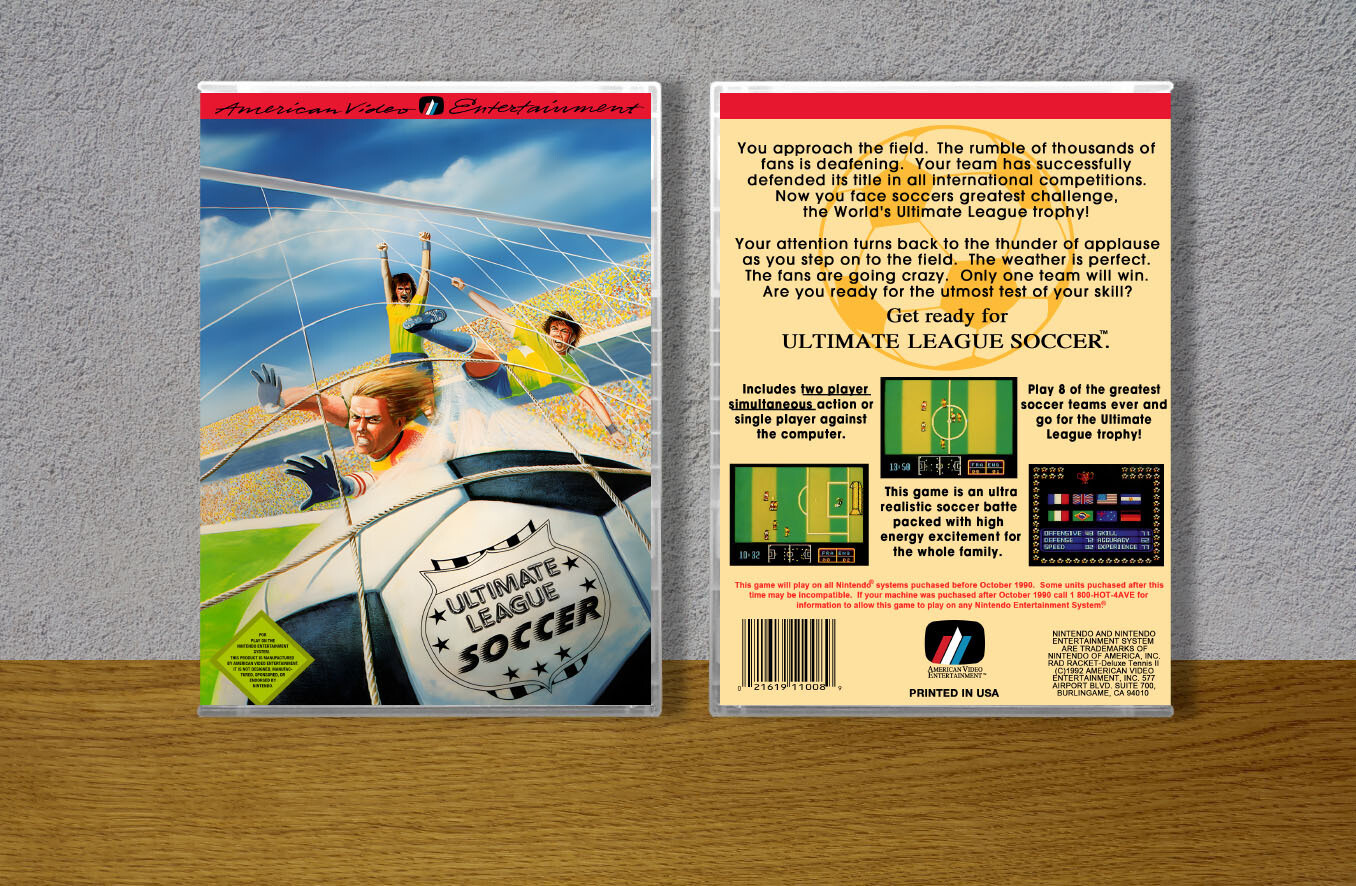 Ultimate League Soccer, Case Color: CLEAR (Transparent)