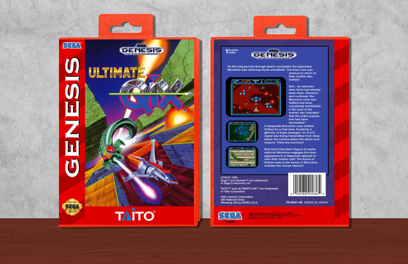 Ultimate Qix, Case Color: Red