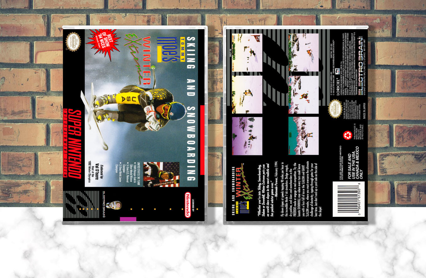 Tommy Moe&#39;s Winter Extreme: Skiing &amp; Snowboarding, Case Color: CLEAR (Transparent)