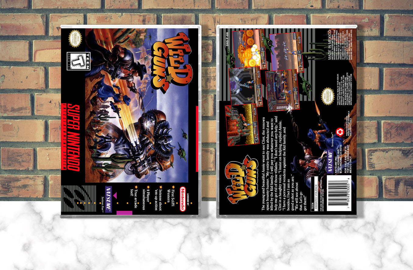 Wild Guns, Case Color: CLEAR (Transparent)