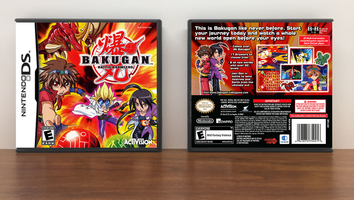 Bakugan Battle Brawlers, Case Color: DARK GREY (OEM DS CASE COLOR)