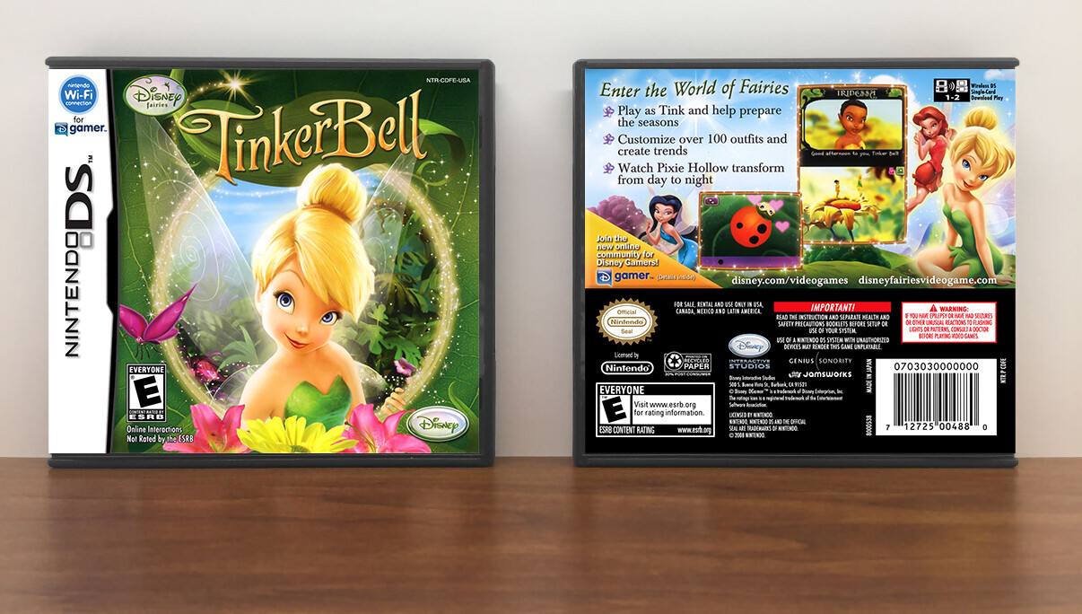 Tinkerbell DS Game Case