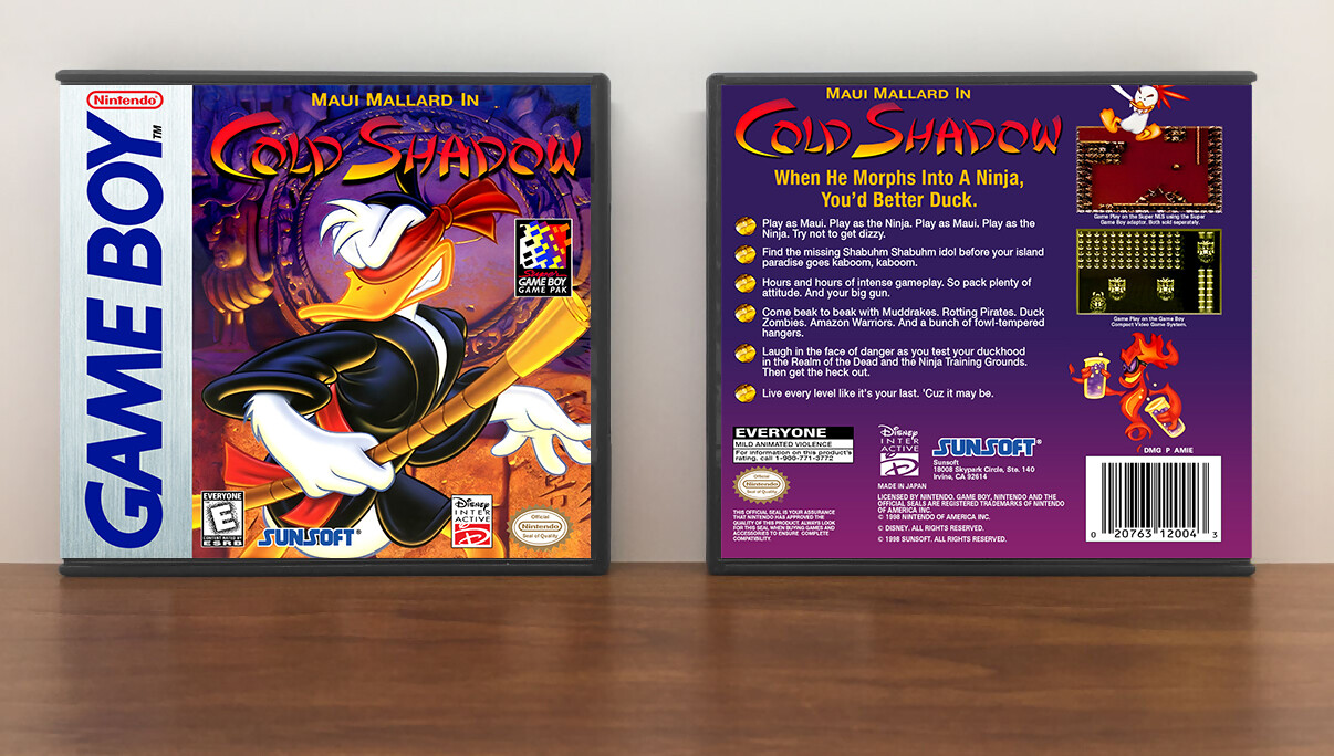 Maui Mallard in Cold Shadow, Artwork Spine Color: Chrome