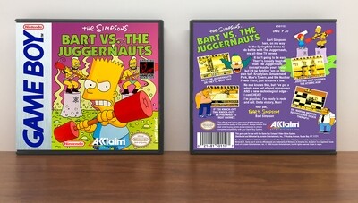 Simpsons: Bart vs. the Juggernauts, The, Artwork Spine Color: Chrome