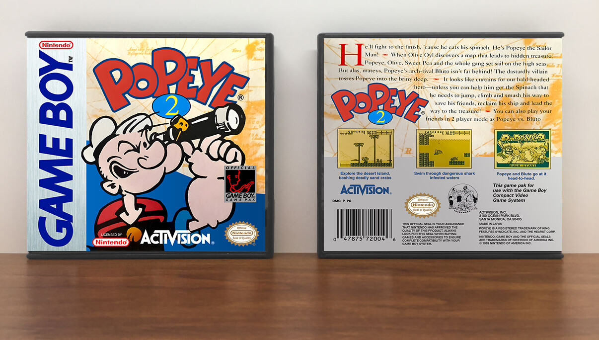 Popeye 2, Artwork Spine Color: Chrome