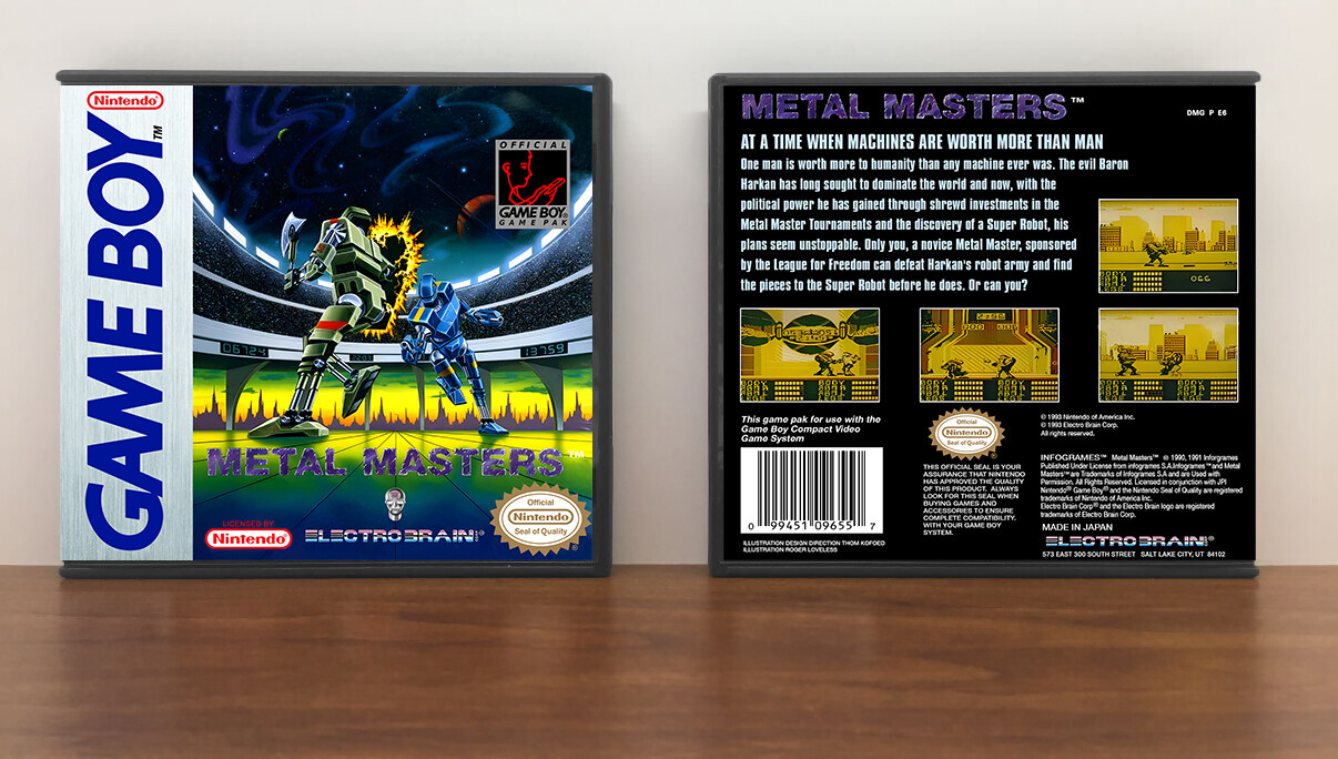Metal Masters, Artwork Spine Color: Chrome