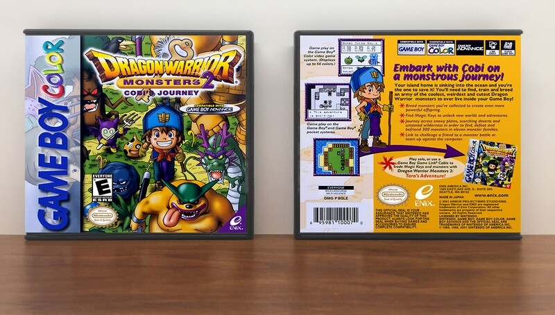 Dragon Warrior Monsters II: Cobi&#39;s Journey, Artwork Spine Color: Chrome