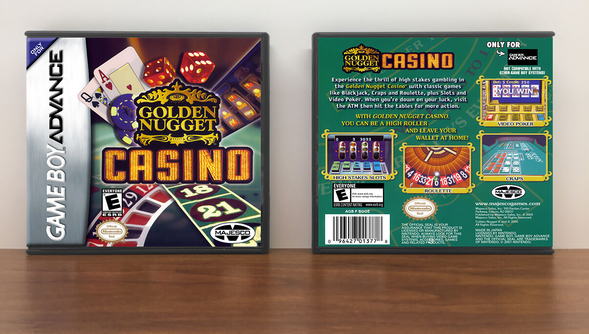 Golden Nugget Casino, Artwork Spine Color: Chrome