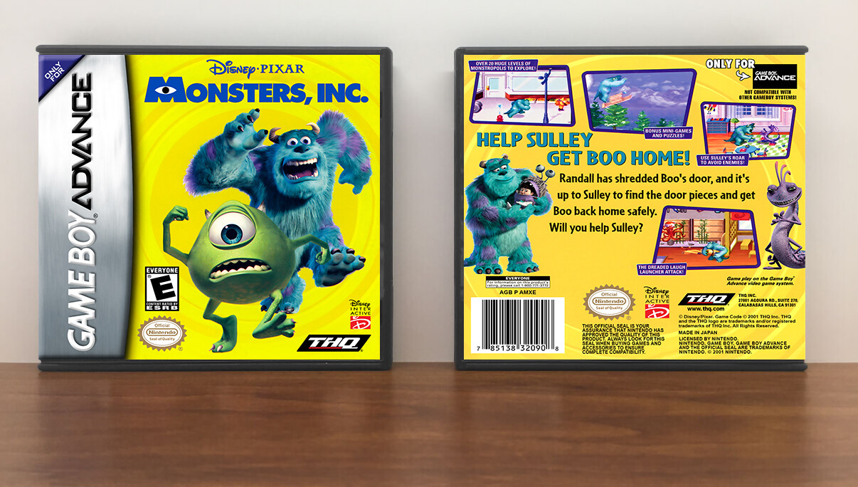 Monsters, Inc., Artwork Spine Color: Chrome