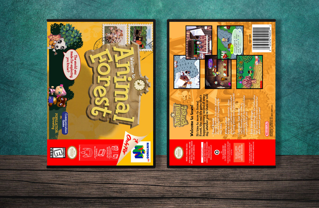 Animal Forest, Case Color: DARK GREY (OEM DS CASE COLOR)