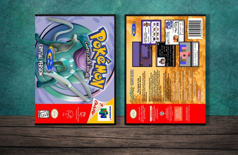 Pokemon Crystal Version, Case Color: DARK GREY (OEM DS CASE COLOR)