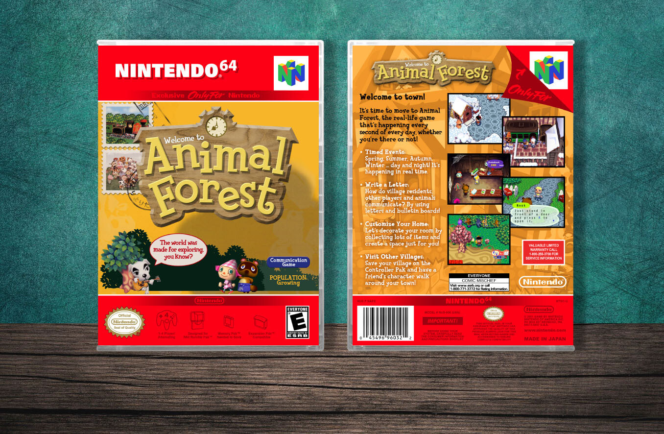 Animal Forest, Case Color: CLEAR (Transparent)