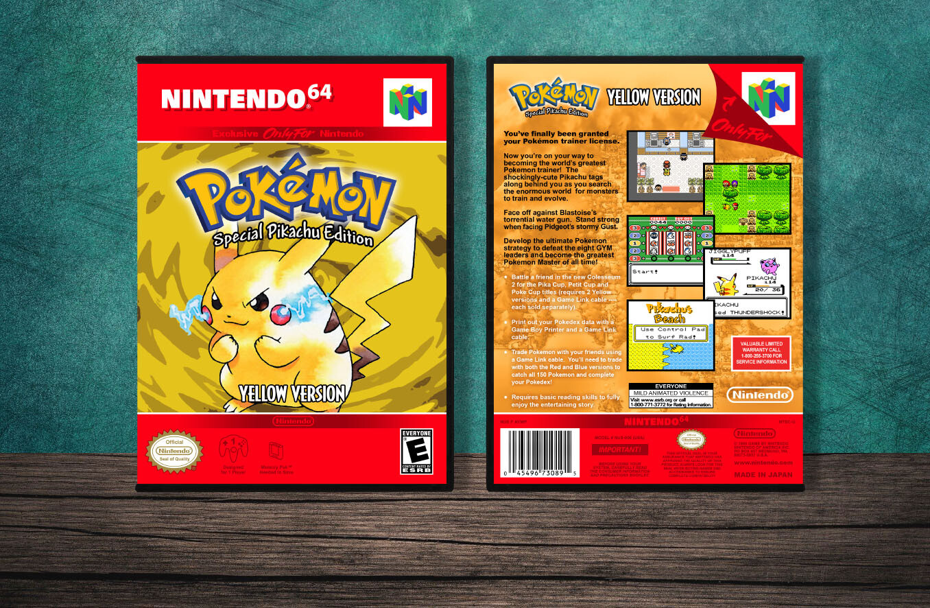 Pokemon Yellow Version, Case Color: DARK GREY (OEM DS CASE COLOR)