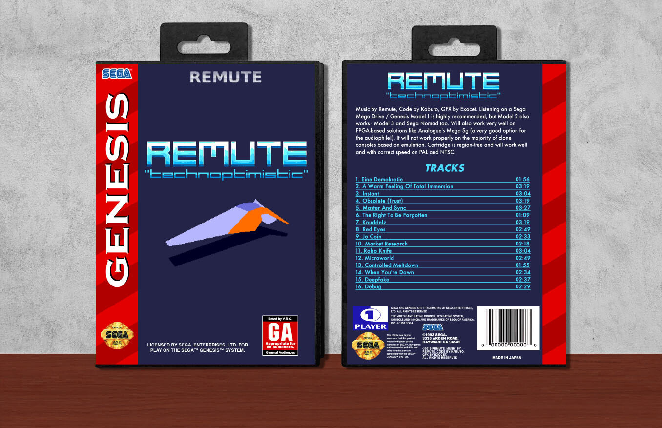 Remute Technoptimistic, Case Color: Black