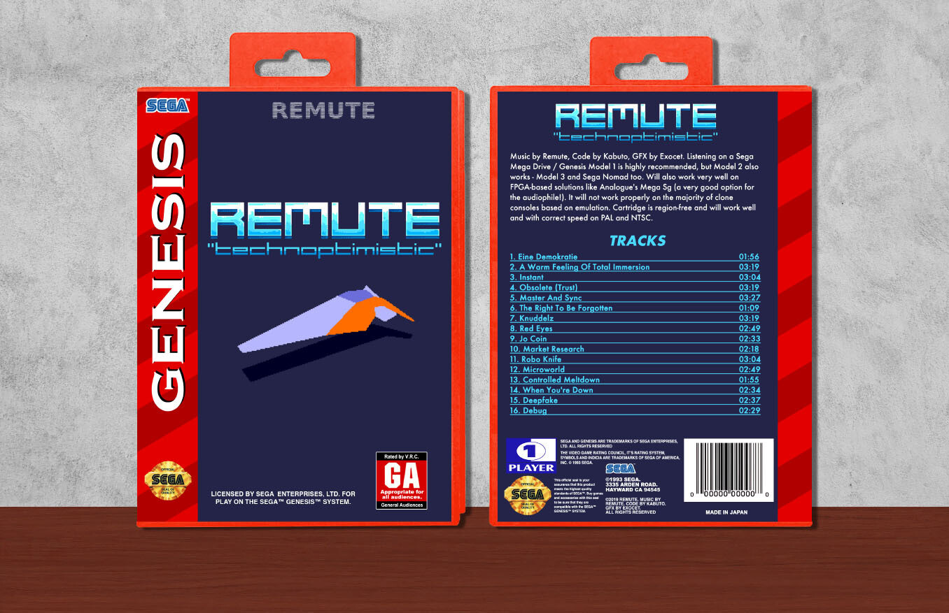 Remute Technoptimistic, Case Color: Red