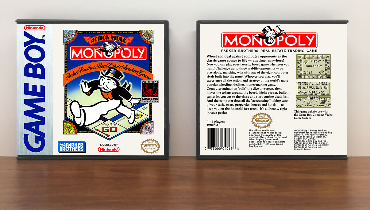 Monopoly, Artwork Spine Color: Chrome