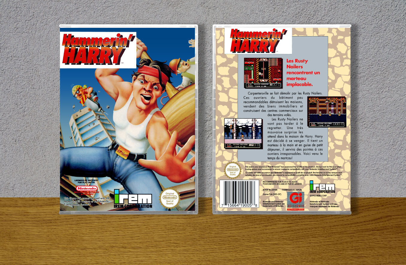 Hammerin' Harry, Case Color: CLEAR (Transparent)