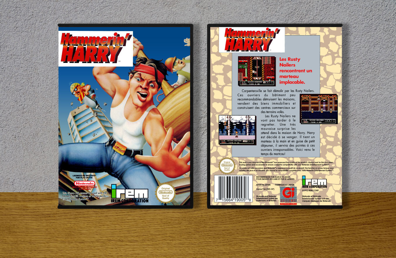 Hammerin&#39; Harry, Case Color: DARK GREY (OEM DS CASE COLOR)