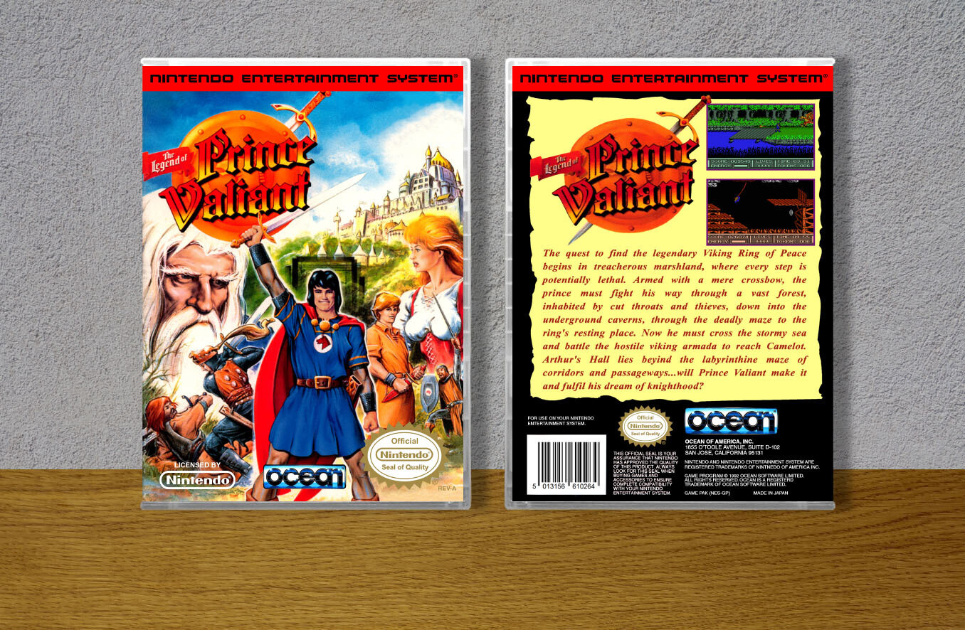 Legend of Prince Valiant, The, Case Color: CLEAR (Transparent)