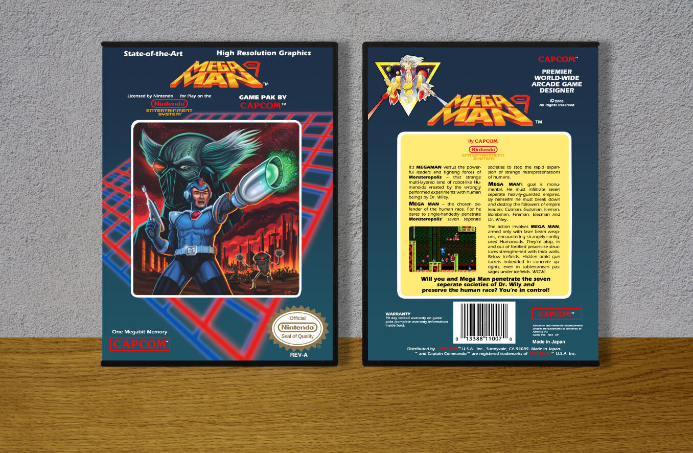 Mega Man 9, Case Color: DARK GREY (OEM DS CASE COLOR)