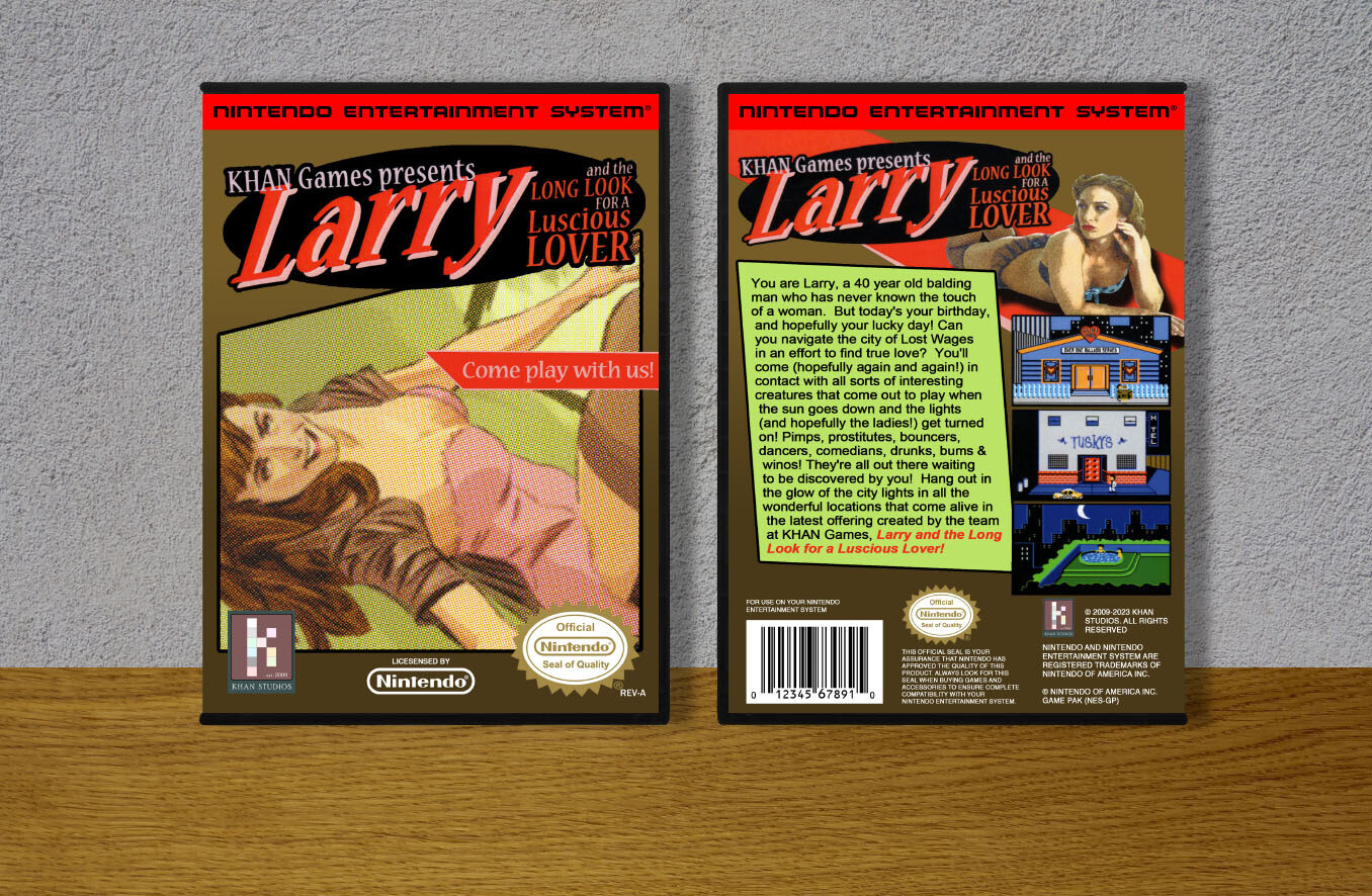 Larry and the Long Look for a Luscious Lover, Case Color: DARK GREY (OEM DS CASE COLOR)