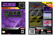 900-in-One Super Nintendo Multi-Cart (Repro Spine)