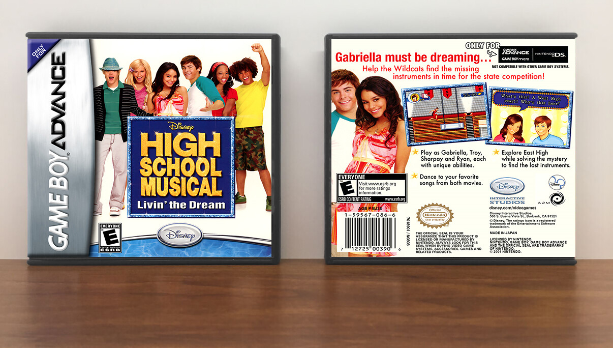 High School Musical: Livin&#39; the Dream, Artwork Spine Color: Chrome