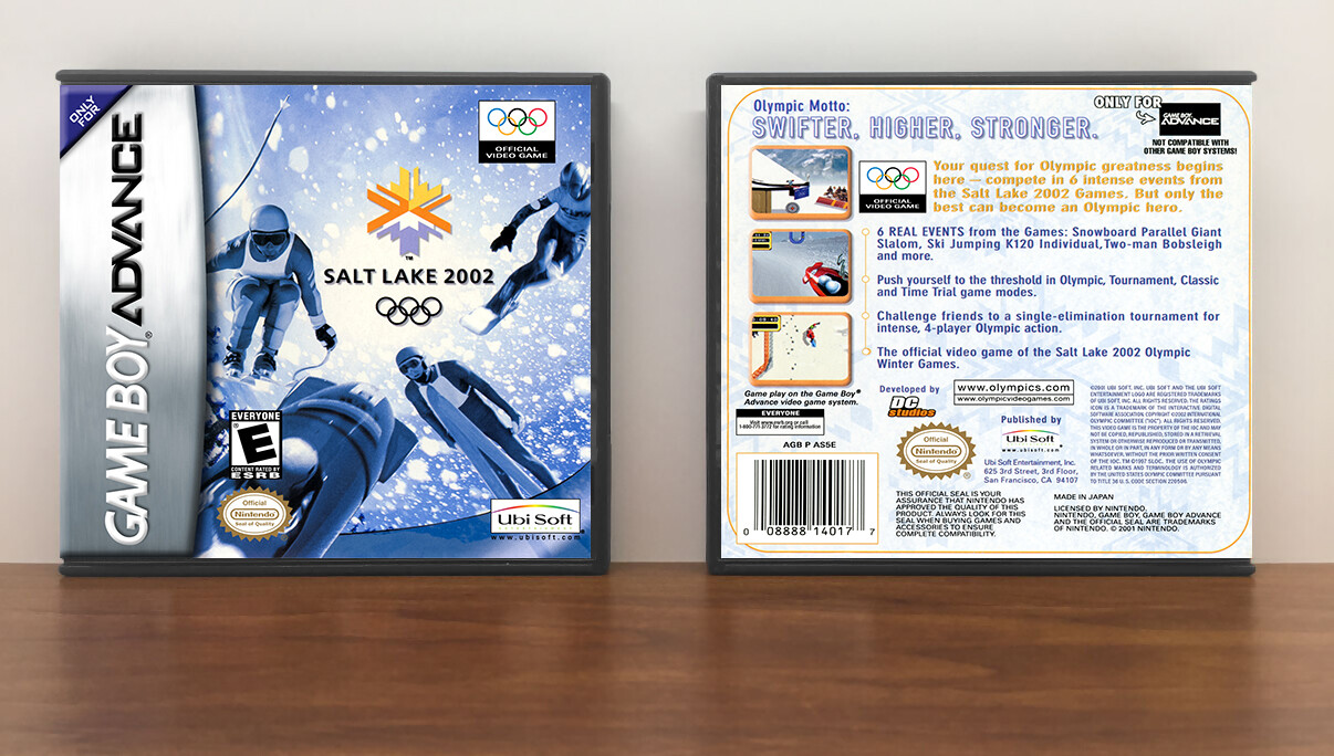 Salt Lake 2002, Artwork Spine Color: Chrome