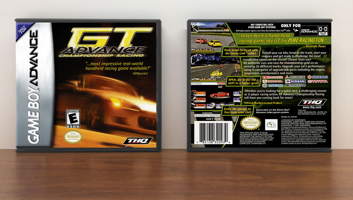 GT Advance Championship Racing, Artwork Spine Color: Chrome