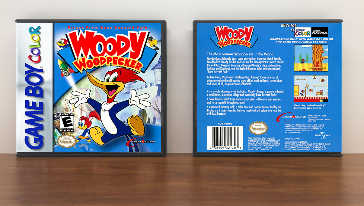 Woody Woodpecker, Artwork Spine Color: Chrome