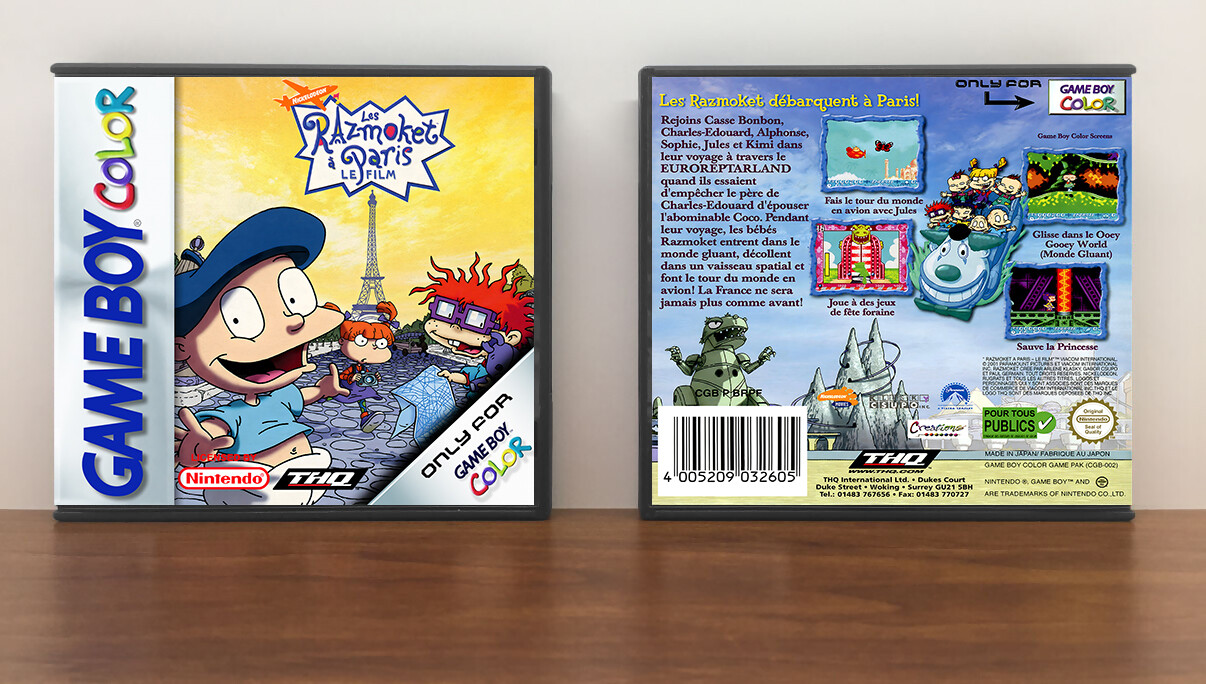 Les Razmoket Razmokets in Paris: Le Film (FR), Artwork Spine Color: Chrome