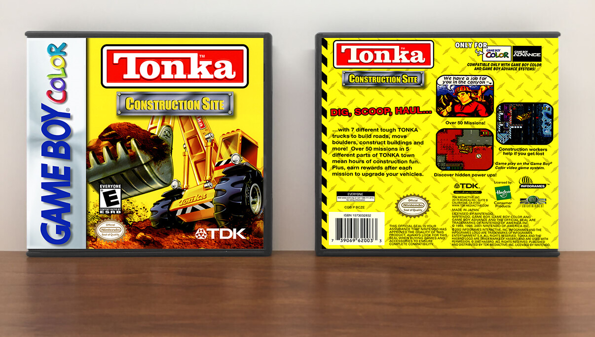 Tonka Construction Site, Artwork Spine Color: Chrome
